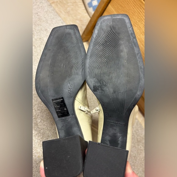 Vagabond Hedda Plaster Square Toe Patent Leather Upper Heeled Boot - Picture 16 of 16